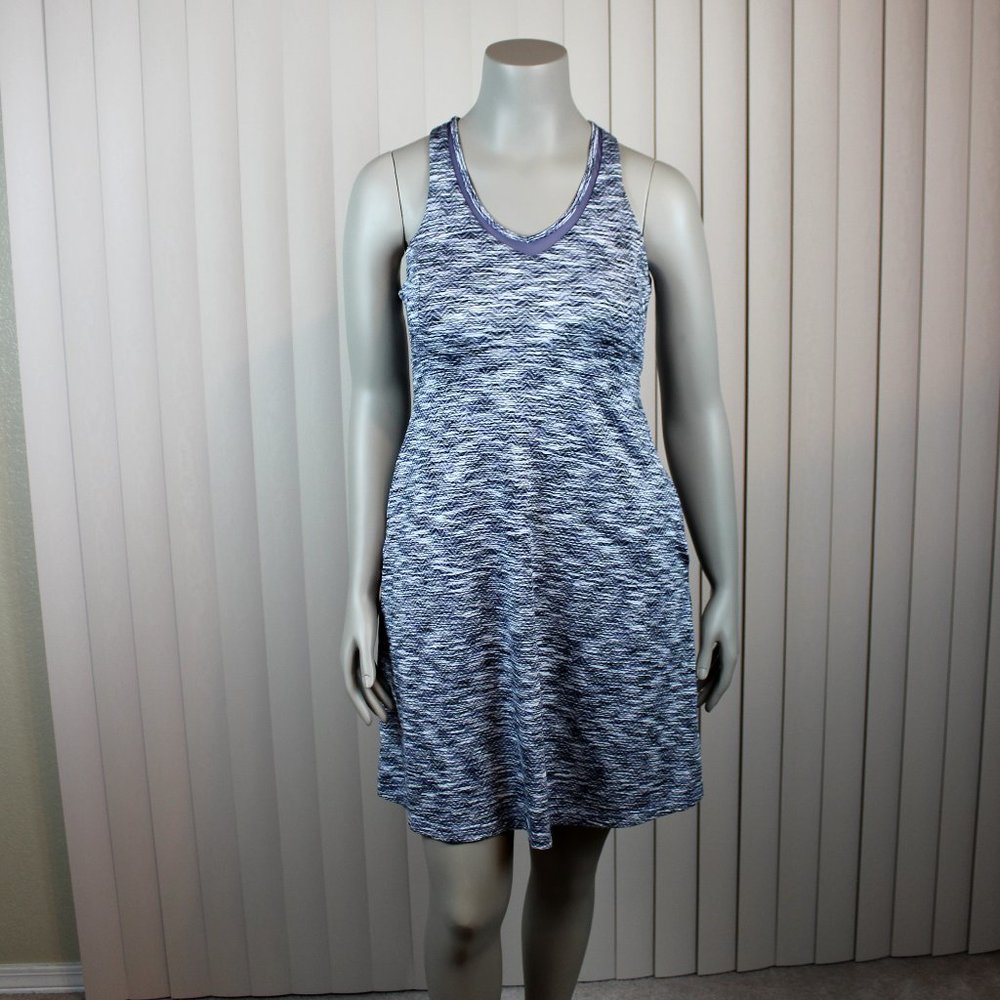 MPG Athleisure Dress Racerback Tennis Pickleball Dress Built-In Bra Pockets M